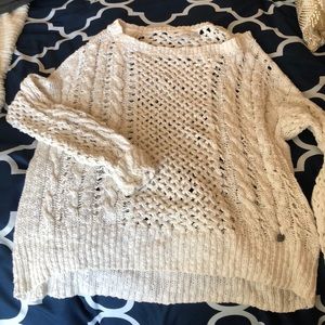 Cable knit sweater